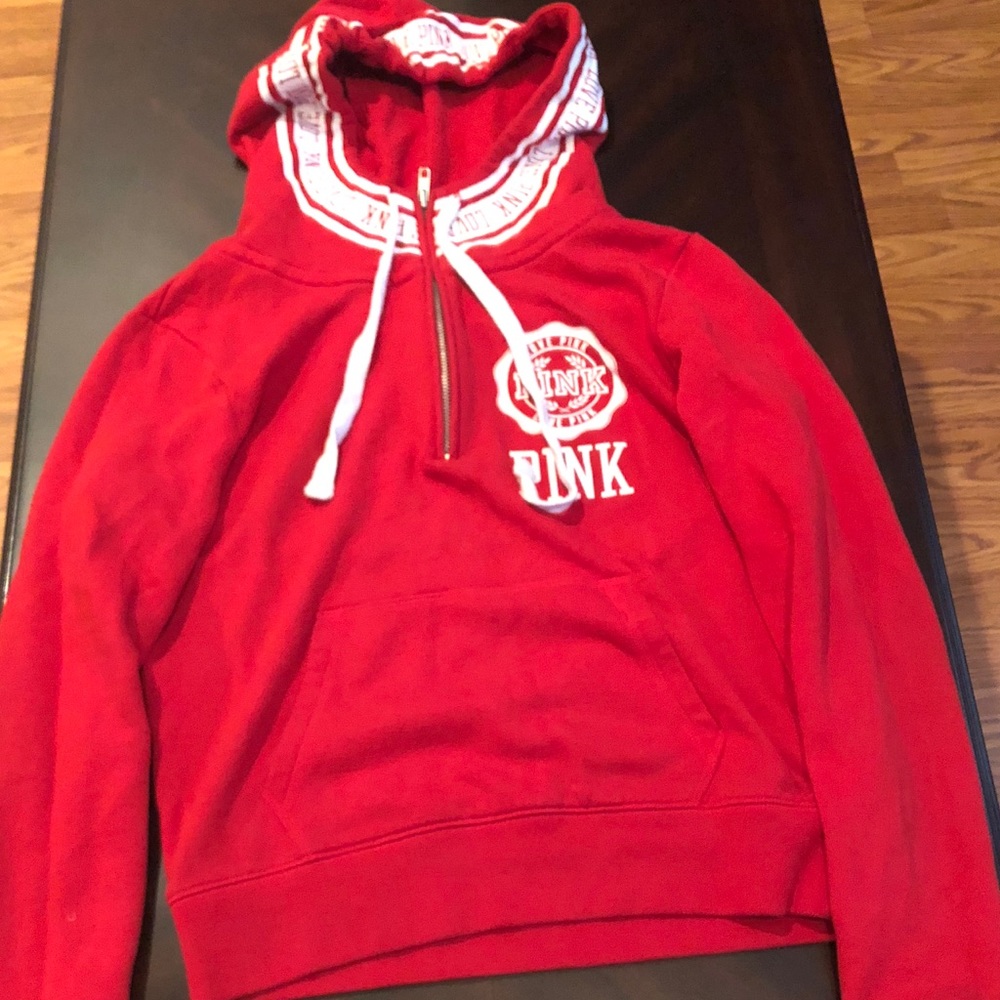 Red hoodie from pink!